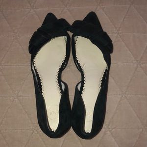 1901 Black Romana Kitten Heels